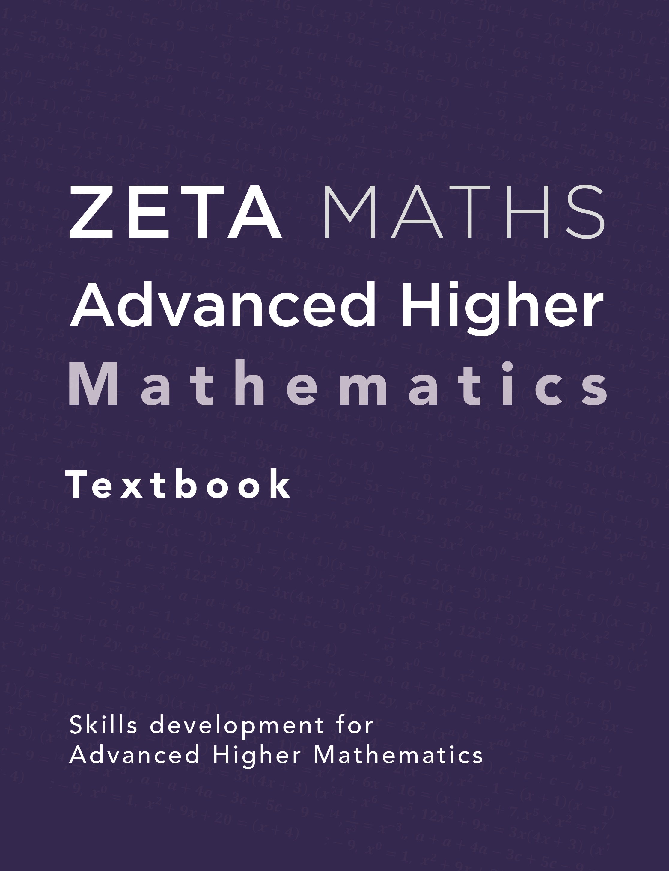 Advanced Higher Mathematics Textbook