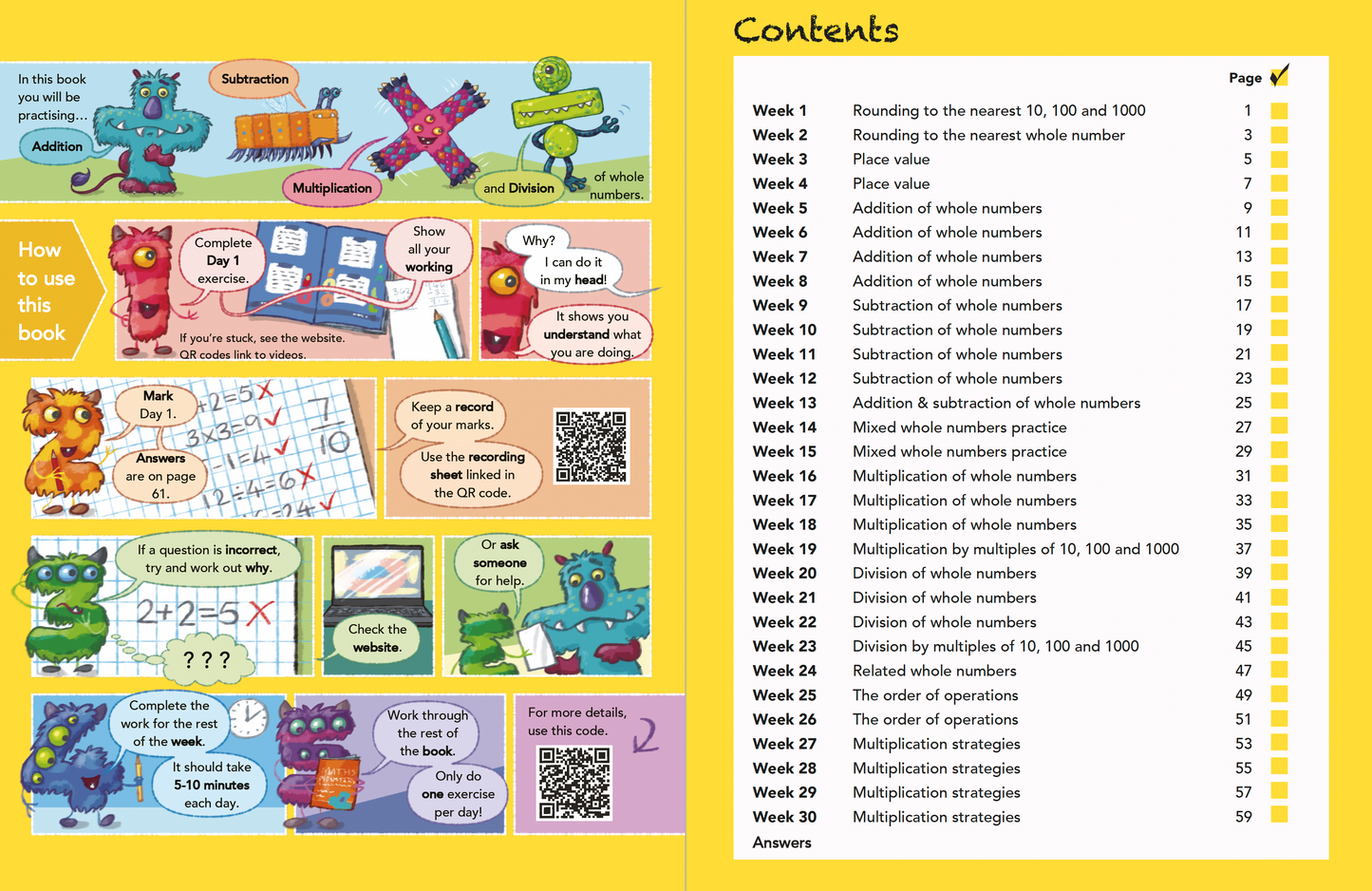 Clearance (Read Description): Maths Monsters: CfE Second Level Book 1