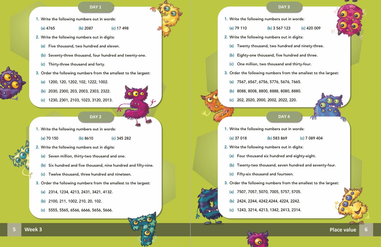 Clearance (Read Description): Maths Monsters: CfE Second Level Book 1