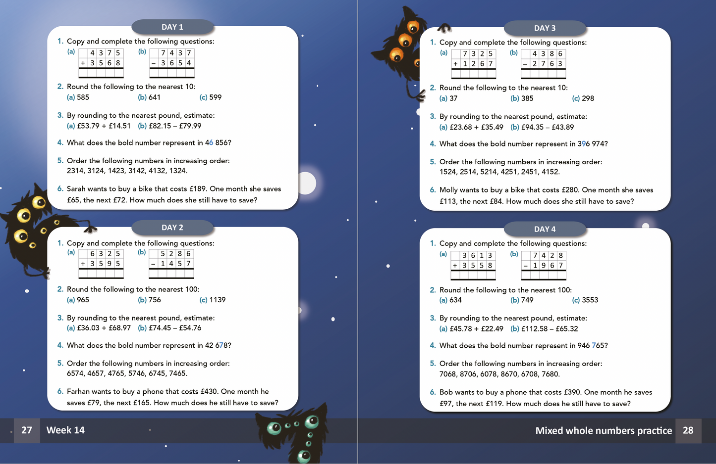 Clearance (Read Description): Maths Monsters: CfE Second Level Book 1