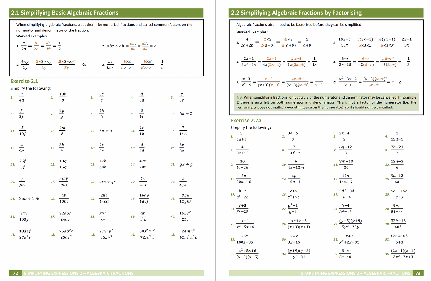 Clearance (Read Description): Algebra