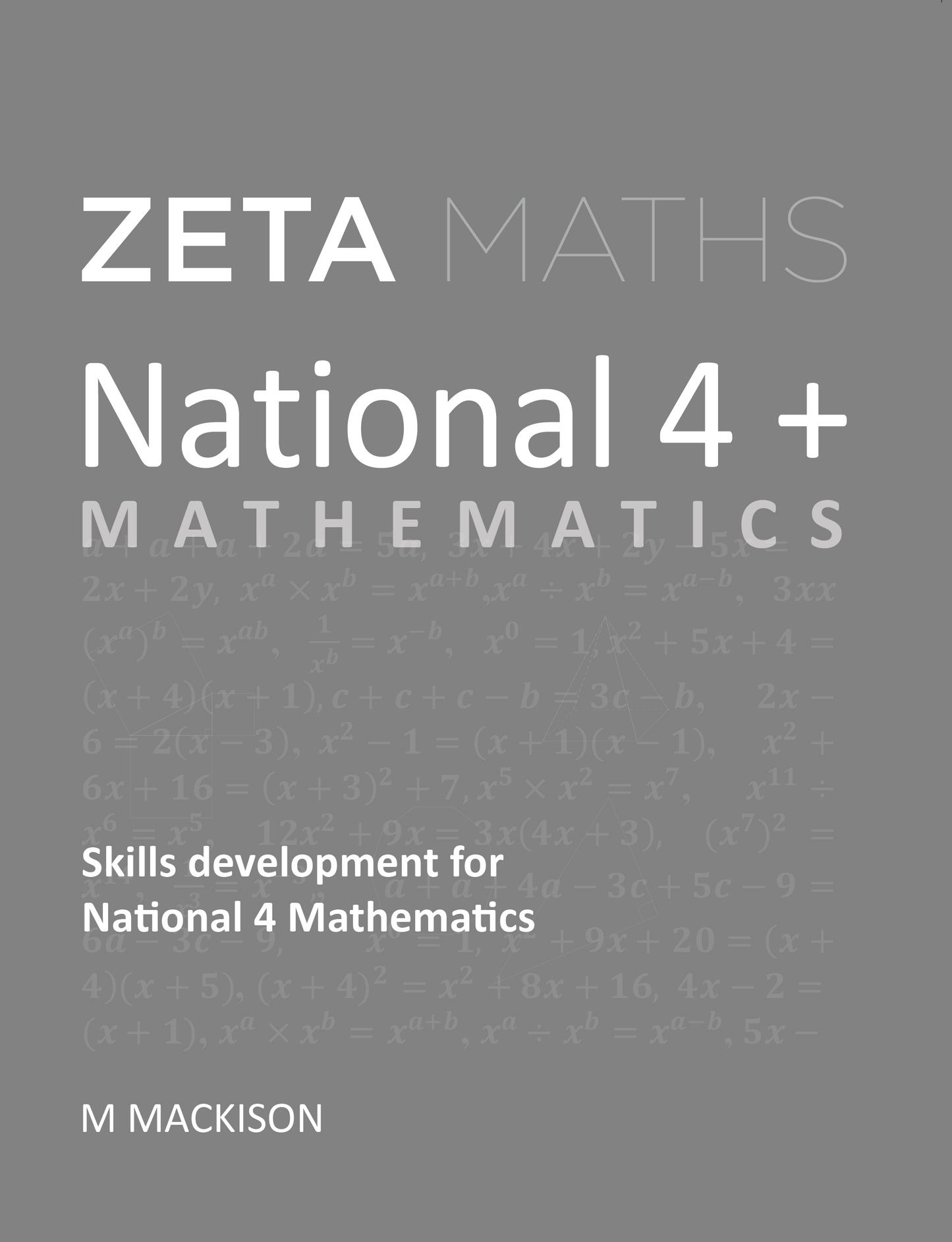 National 4+ Mathematics Textbook