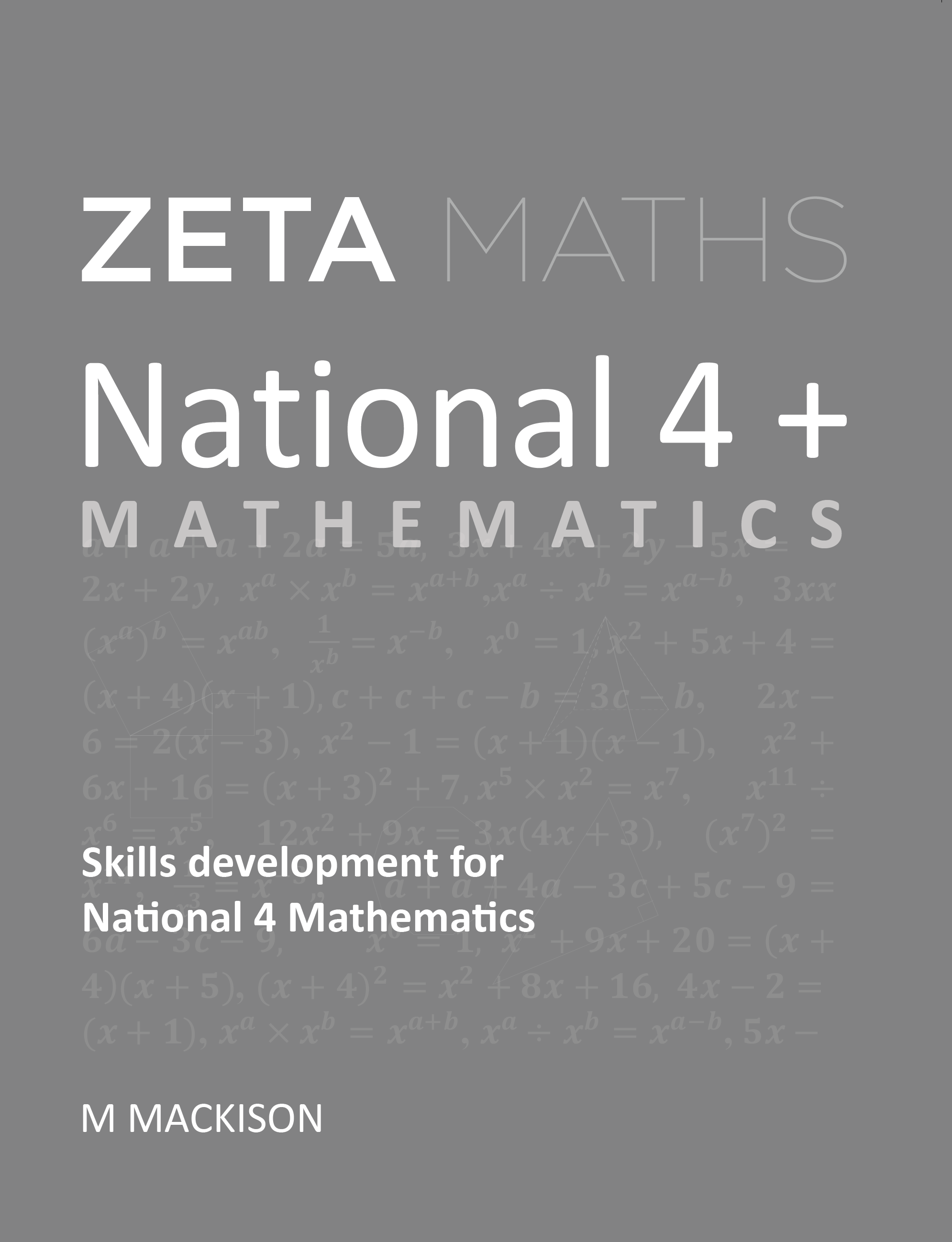 Clearance (Read Description): National 4+ Mathematics Textbook