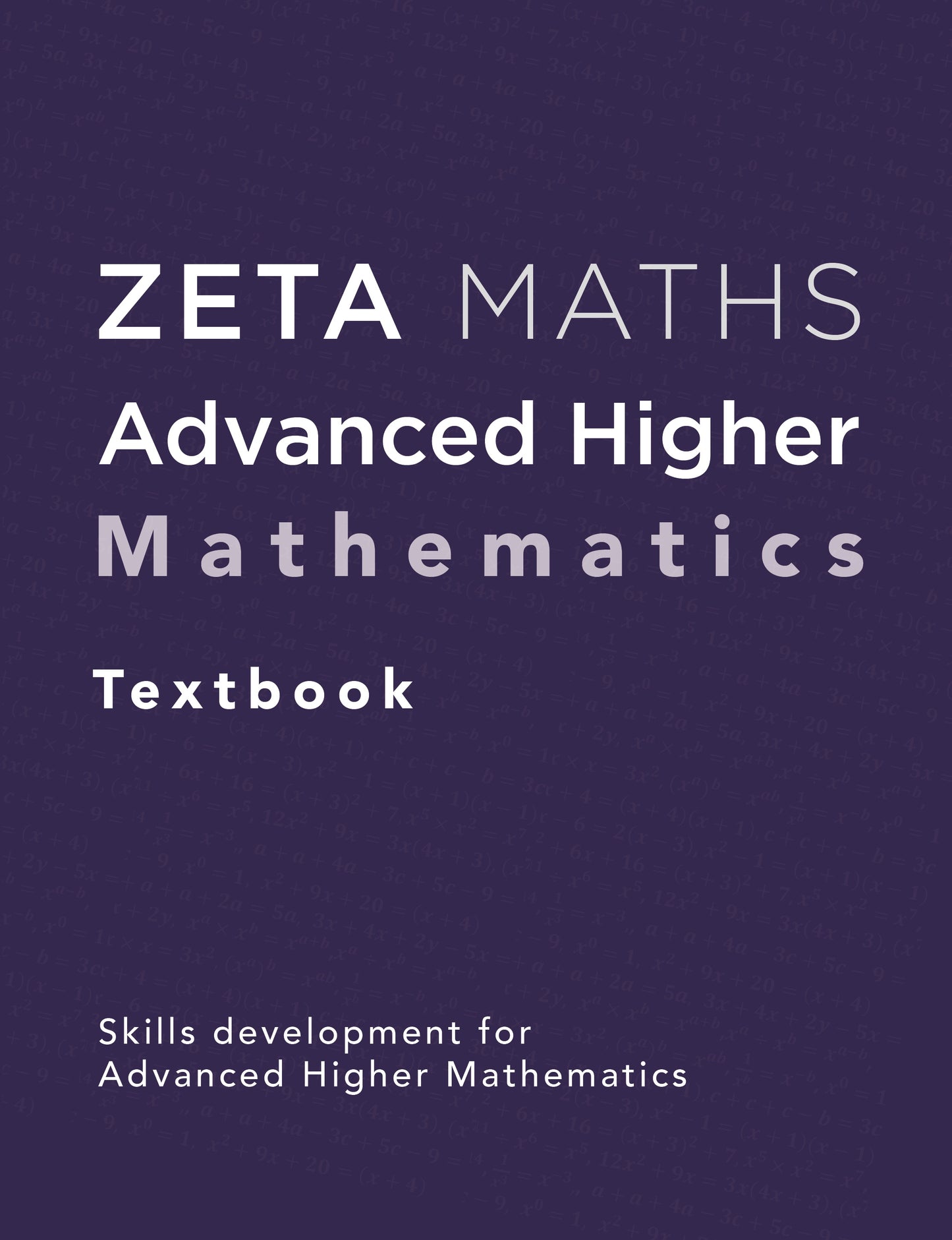 Advanced Higher Mathematics Textbook