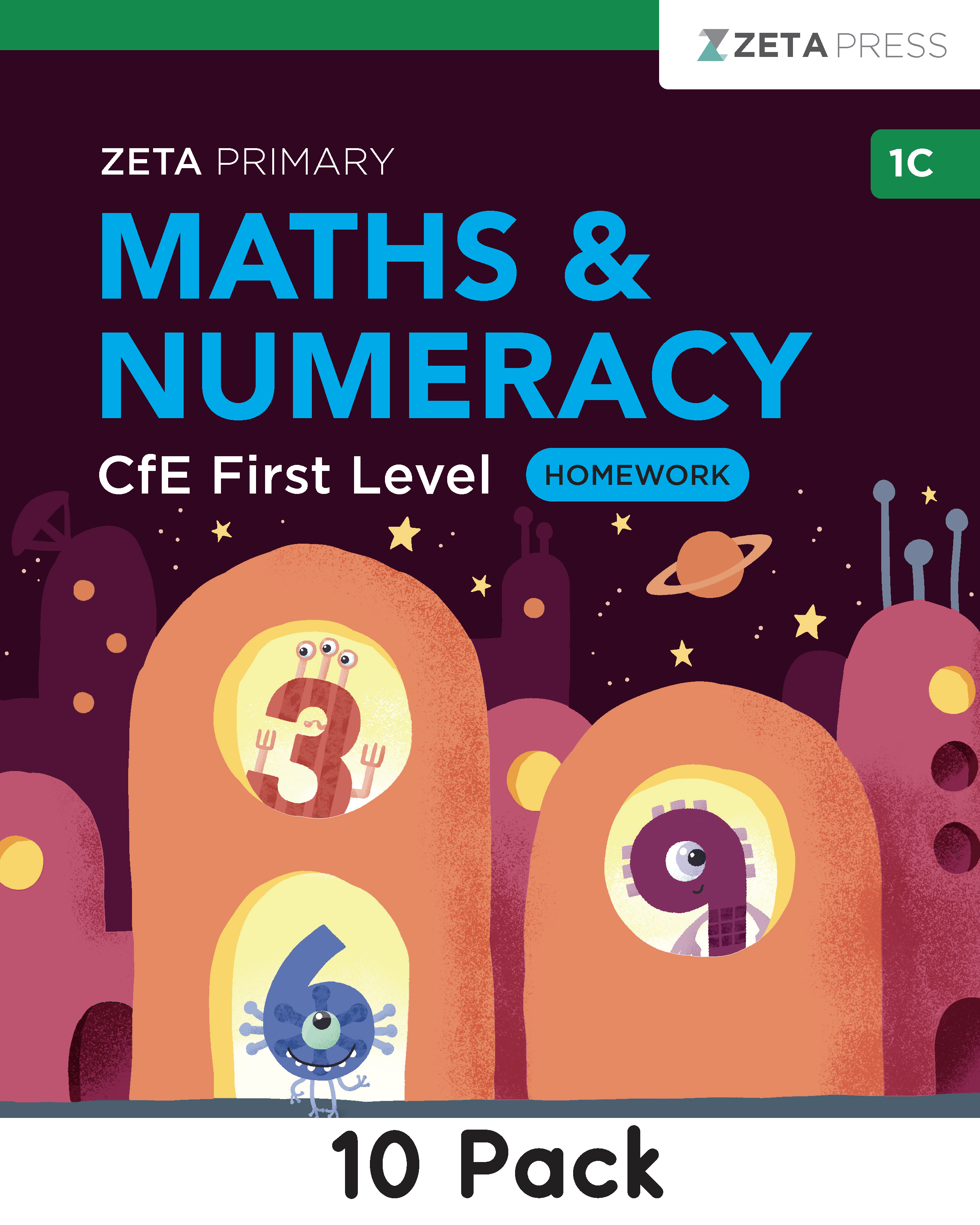 CfE First Level Homework 1C Write-on (10 Pack)