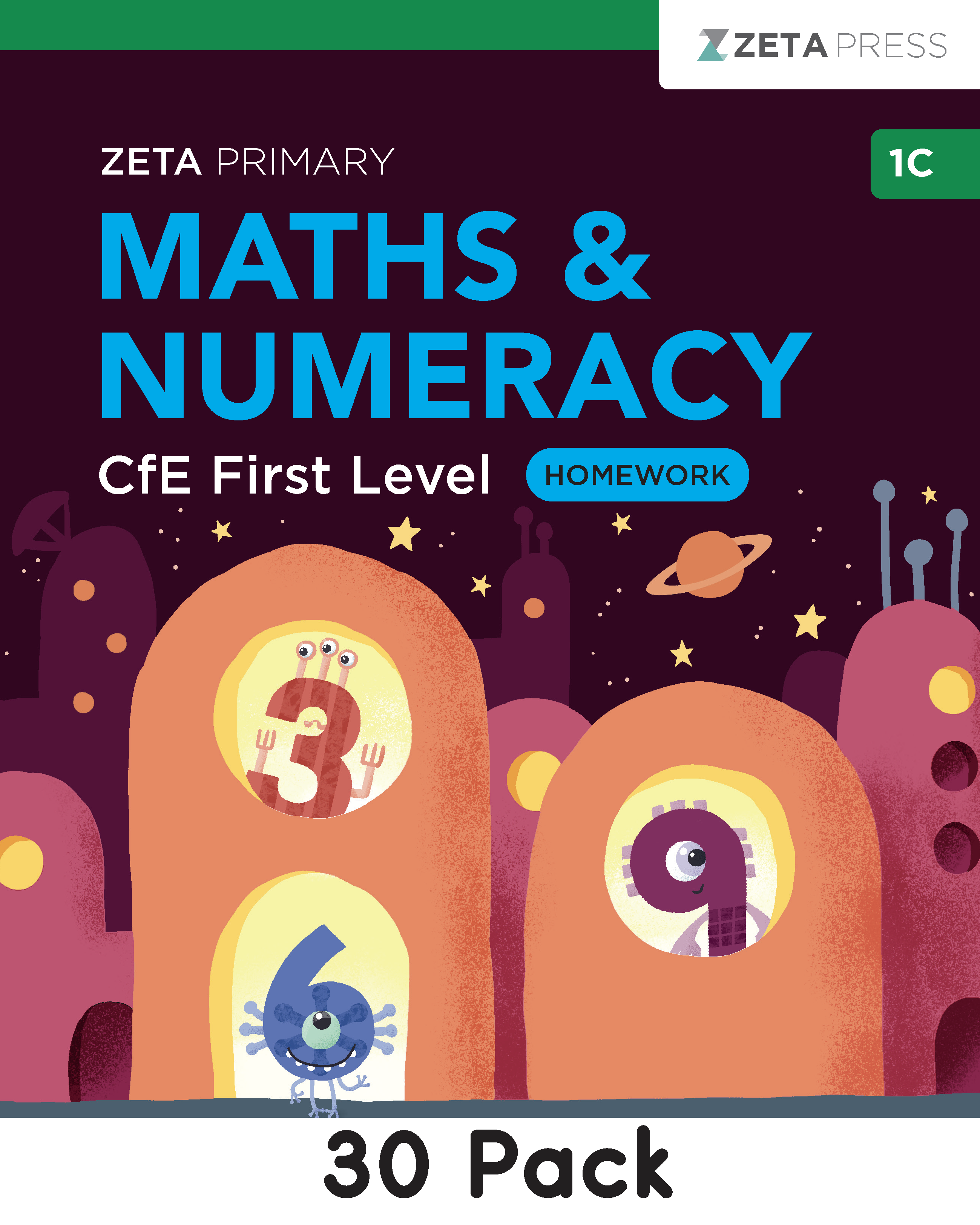 CfE First Level Homework 1C Write-on (30 Pack)