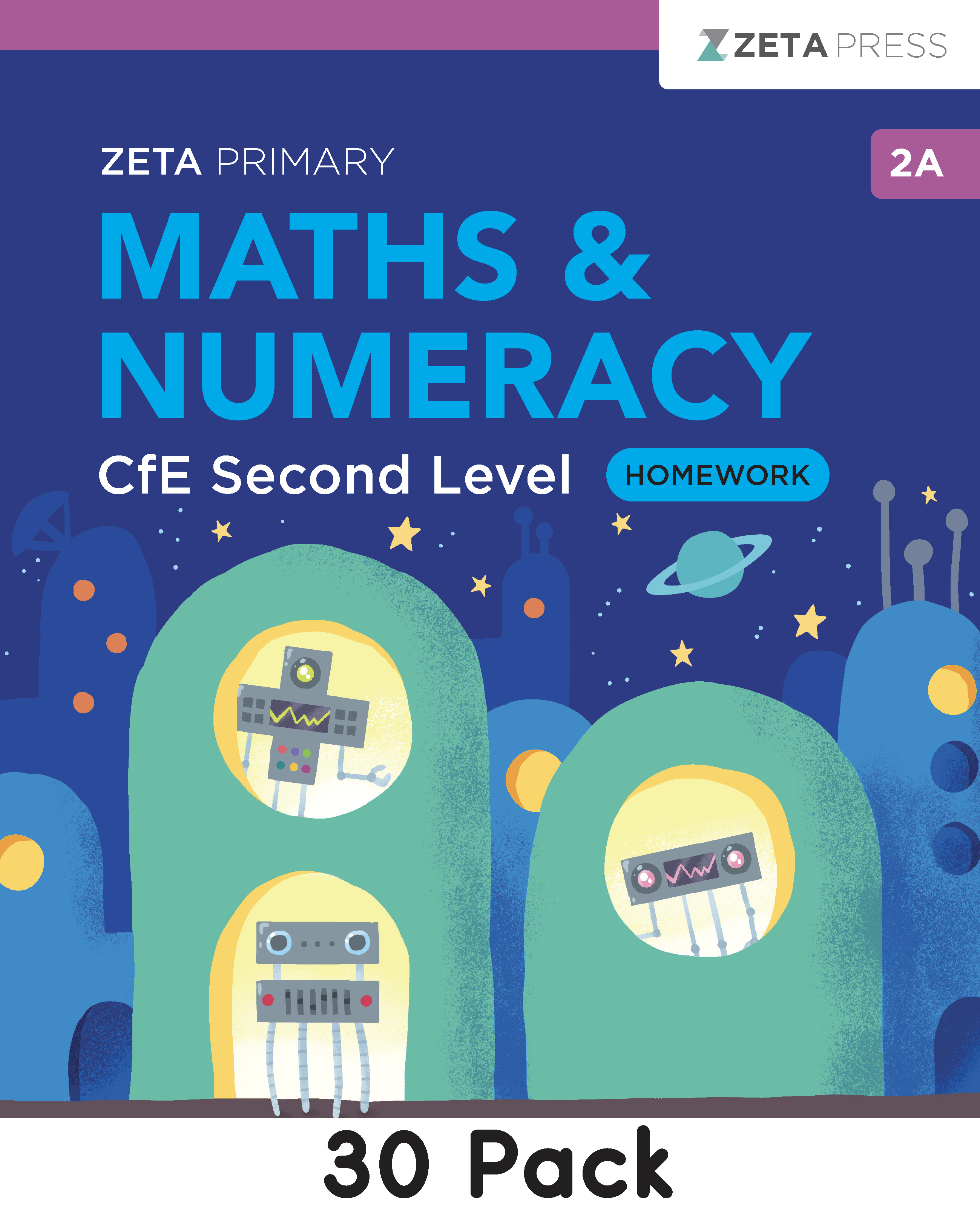 CfE Second Level Homework 2A Write-on (30 Pack)