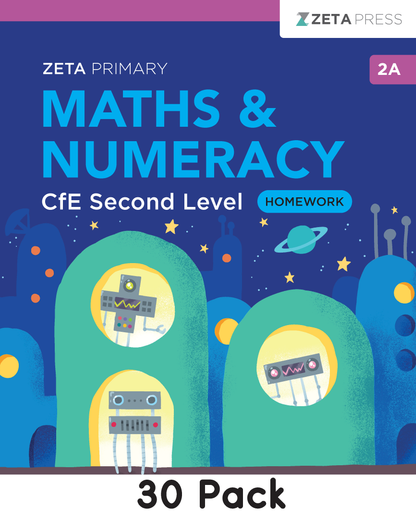 CfE Second Level Homework 2A Write-on (30 Pack)