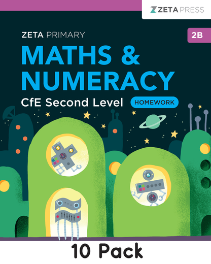 CfE Second Level Homework 2B Write-on (10 Pack)