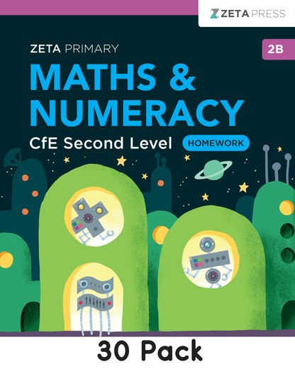 CfE Second Level Homework 2B Write-on (30 Pack)