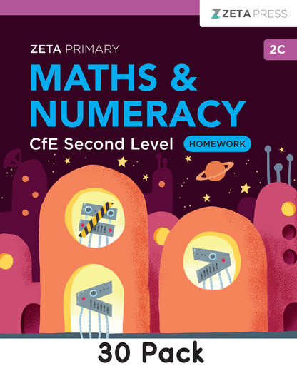 CfE Second Level Homework 2C Write-on (30 Pack)
