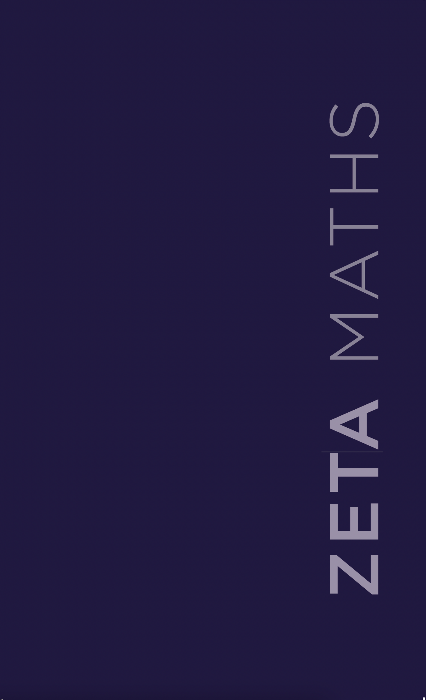 Zeta Maths Notebook