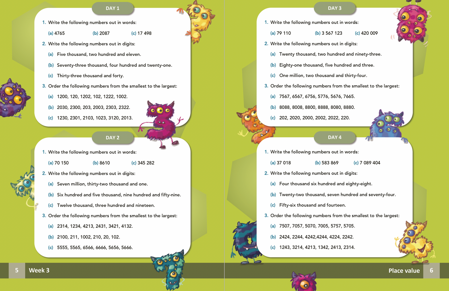 Maths Monsters: CfE Second Level Book 1