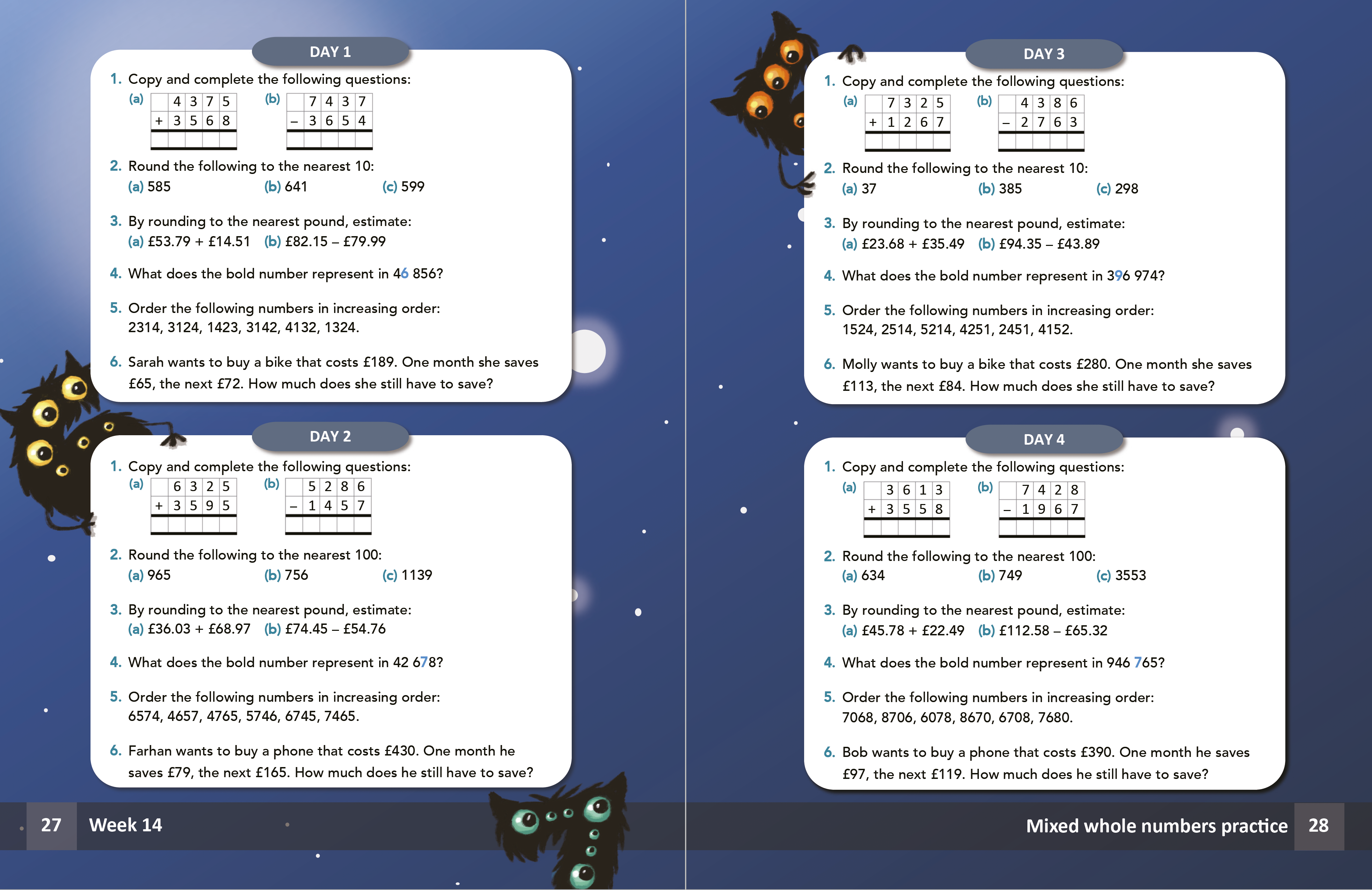 Maths Monsters: CfE Second Level Book 1