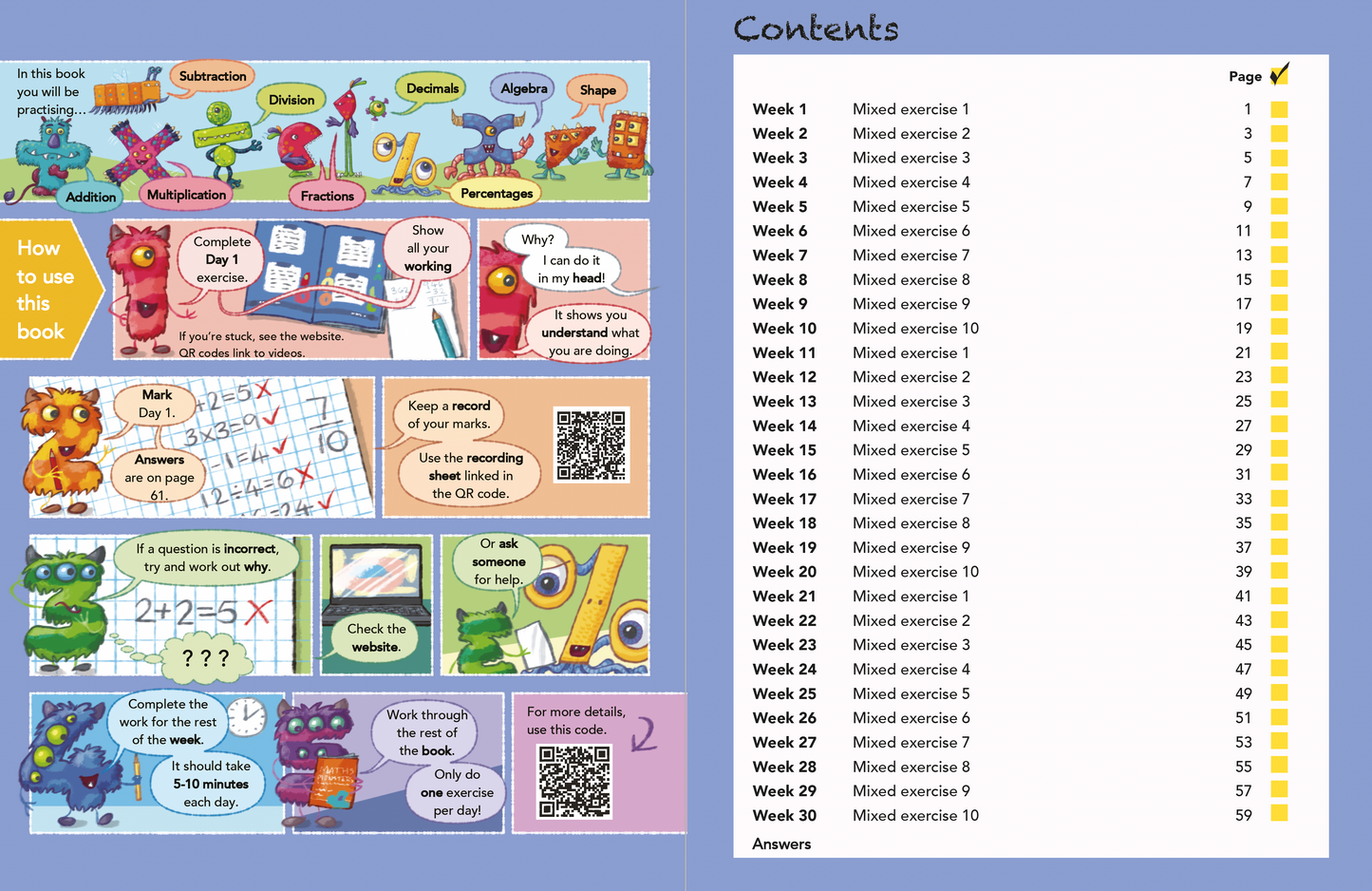 Maths Monsters: CfE Second Level Book 3