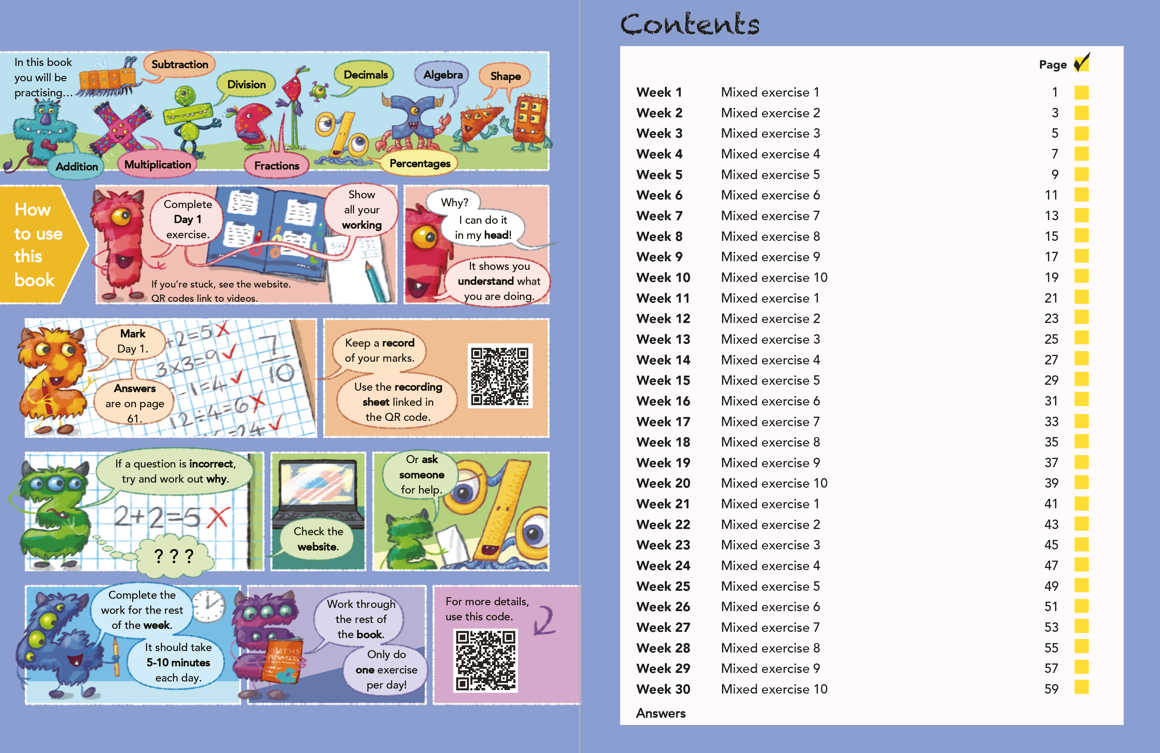 Maths Monsters: CfE Second Level Book 3