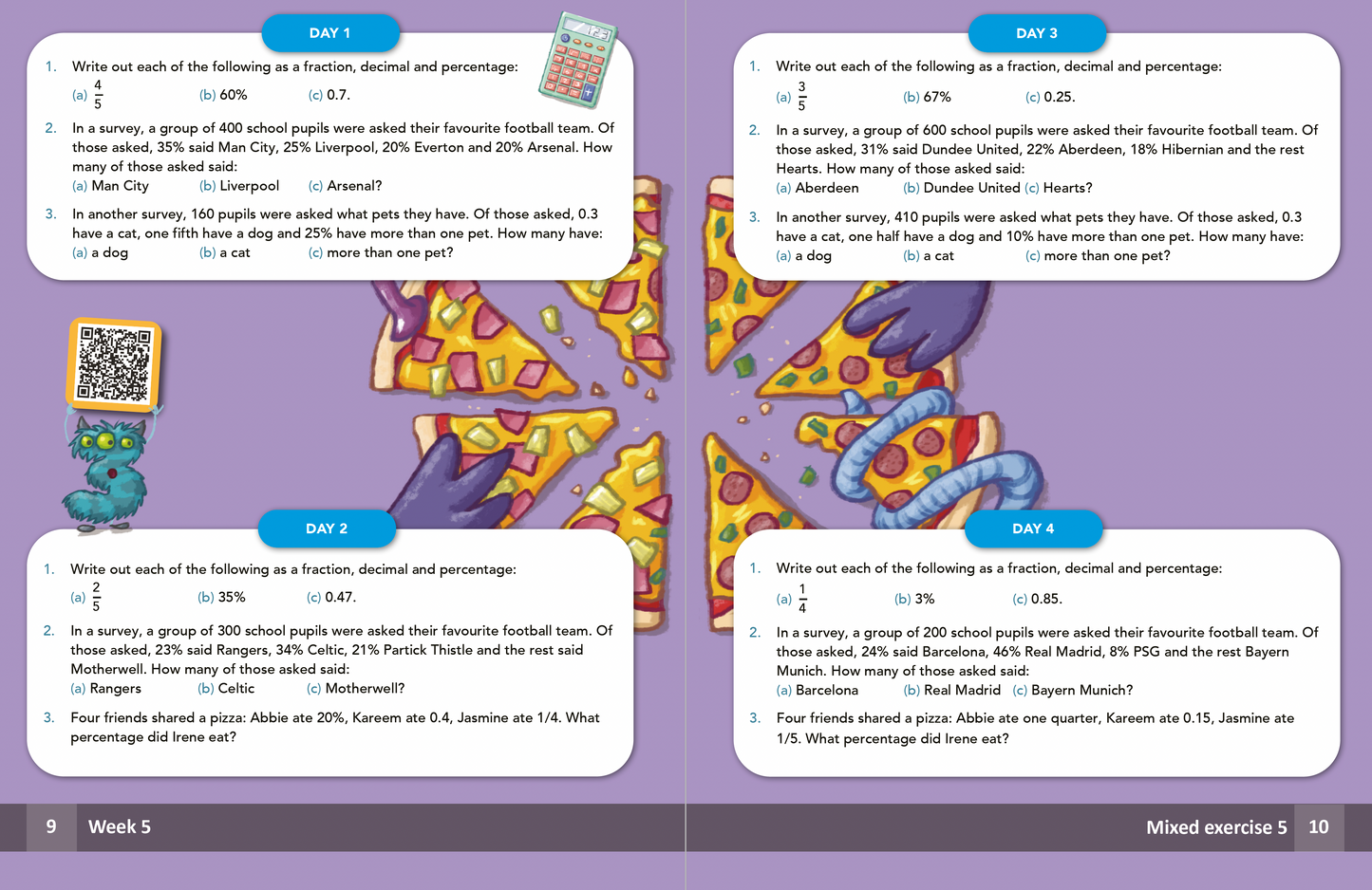 Maths Monsters: CfE Second Level Book 3