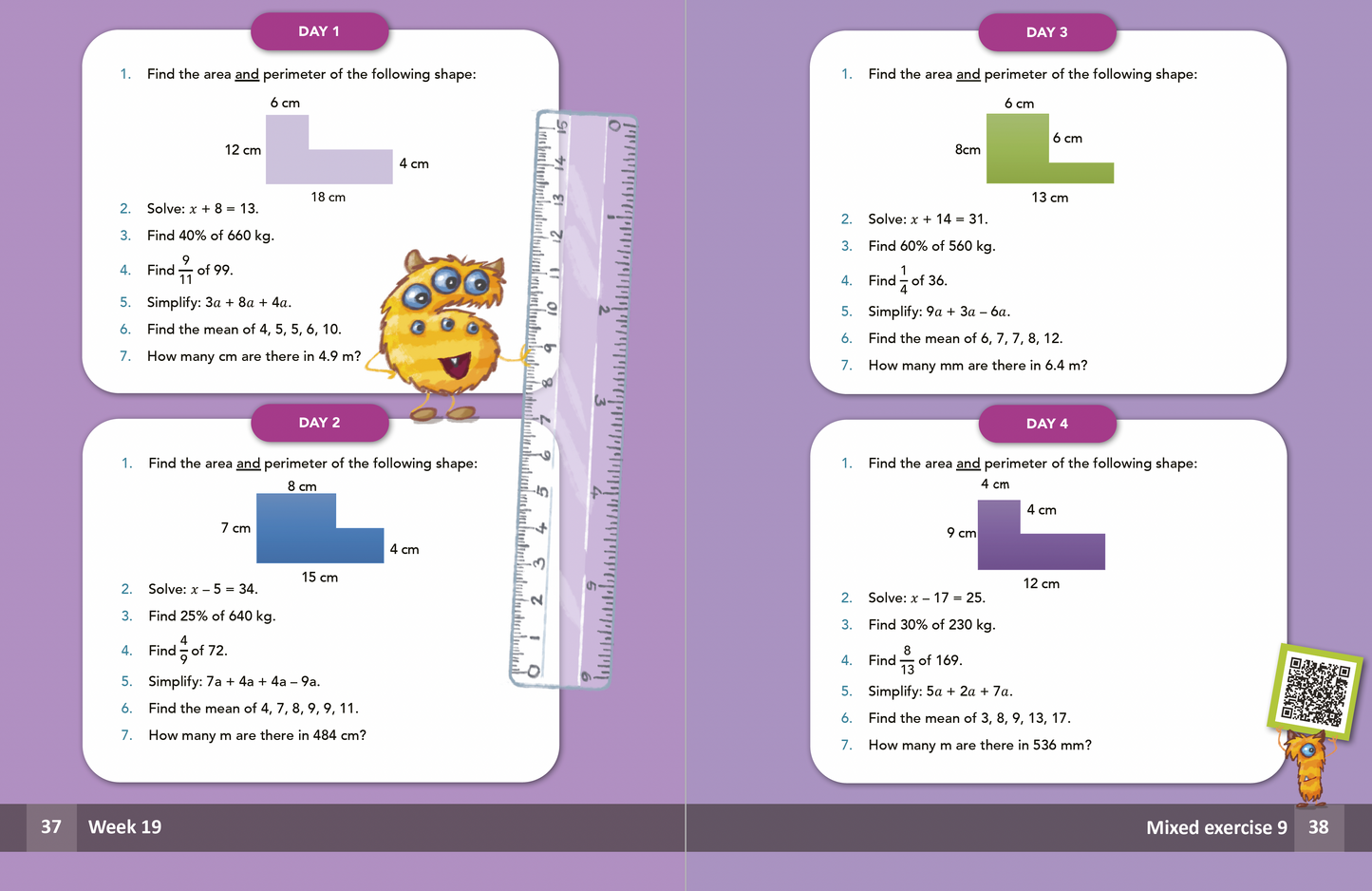 Maths Monsters: CfE Second Level Book 3