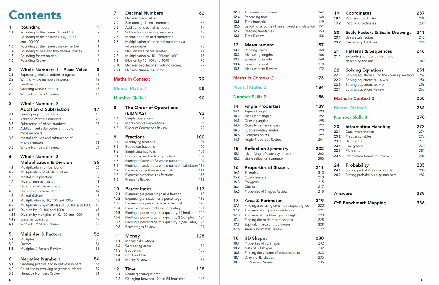 CfE Second Level Maths & Numeracy Textbook