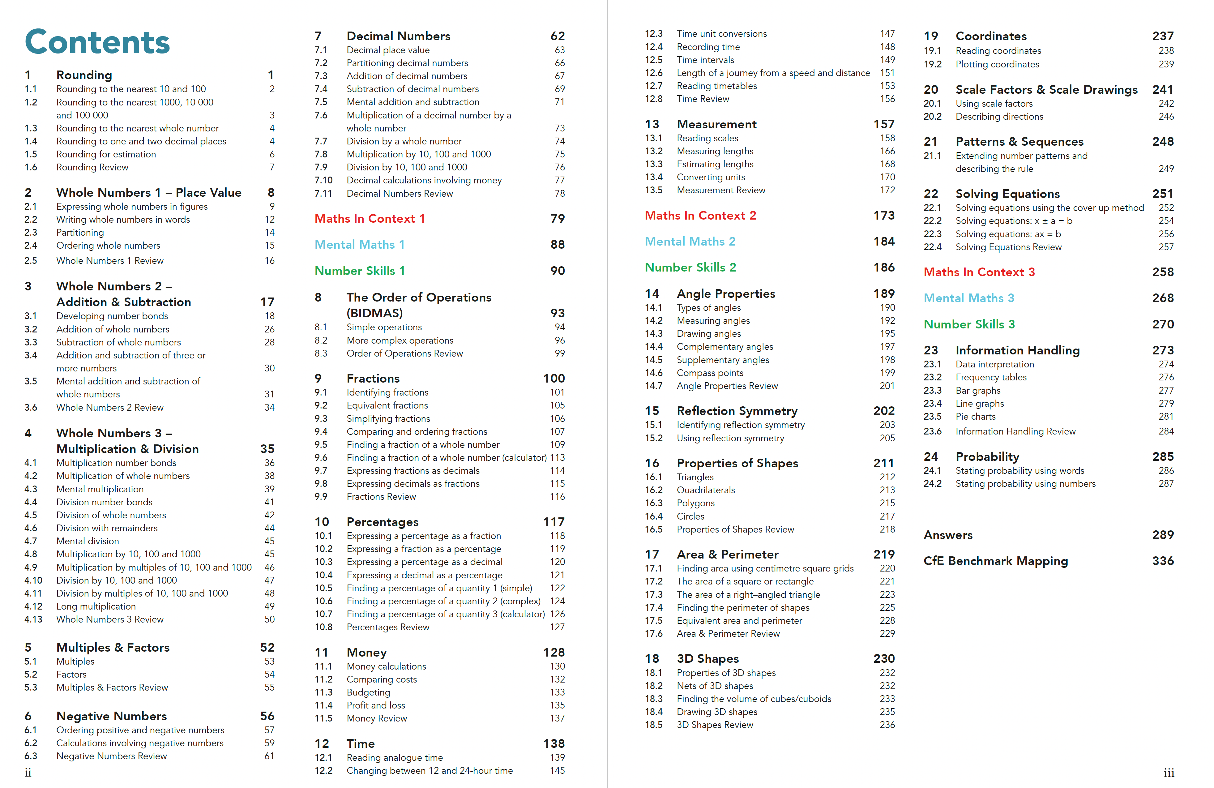 CfE Second Level Maths & Numeracy Textbook
