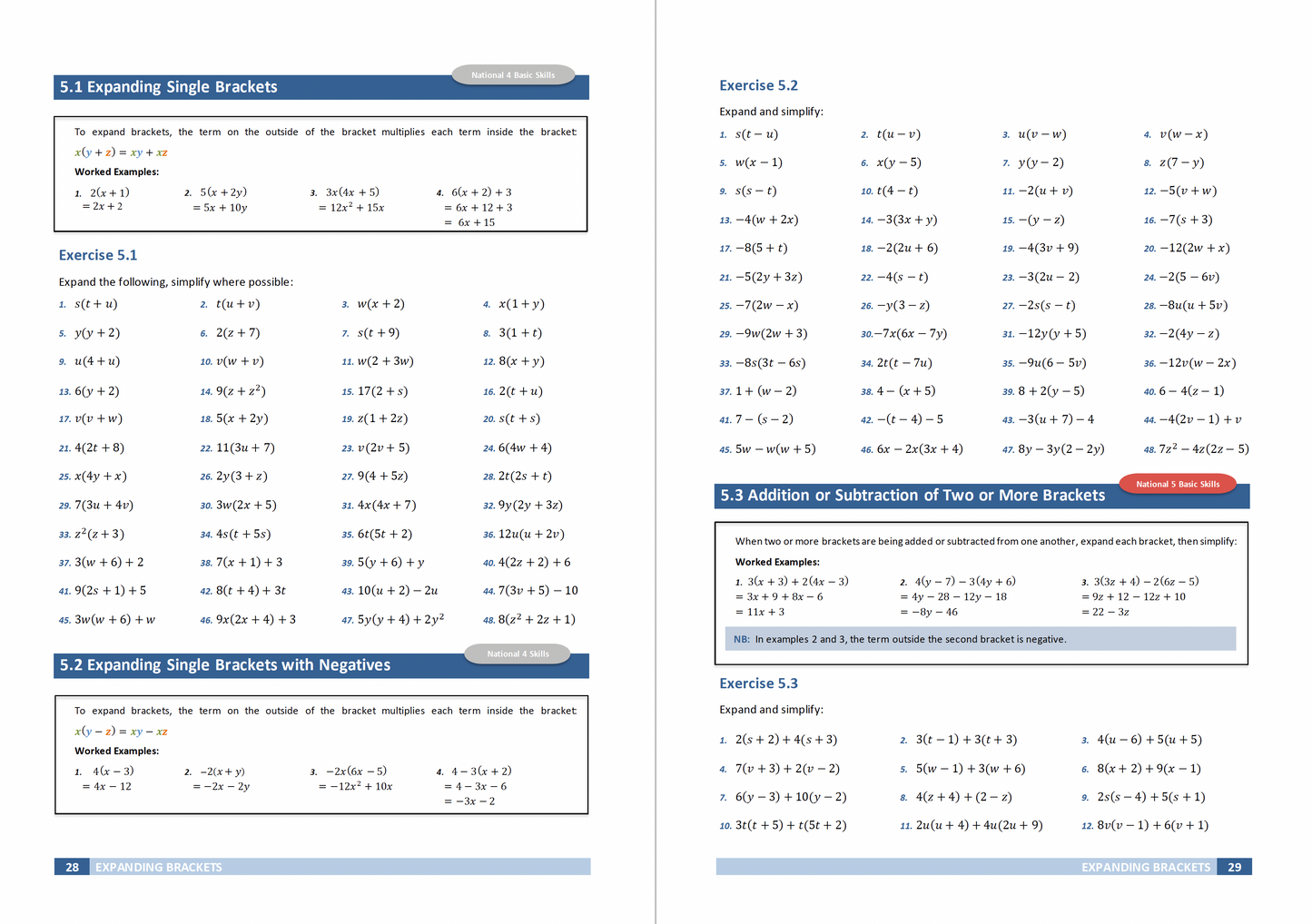 National 5+ Mathematics Textbook