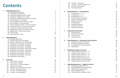 Clearance (Read Description): Algebra